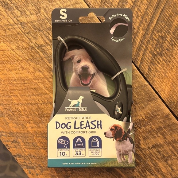 pounce and fetch Other - Black Retractable Dog Leash